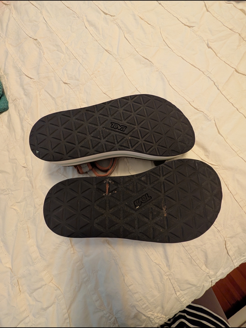 Teva Sport Sandal in Rust & Sage Webbing - Picture 4 of 5